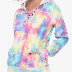 Tie Dye Pullover Hoodie